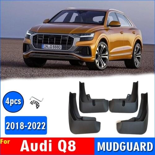 FOR Audi Q8 Mudguard Fenders Q8 Mud flaps splash Guard Fender Mudguards Mudflap car Accessories auto Styline Front Rear