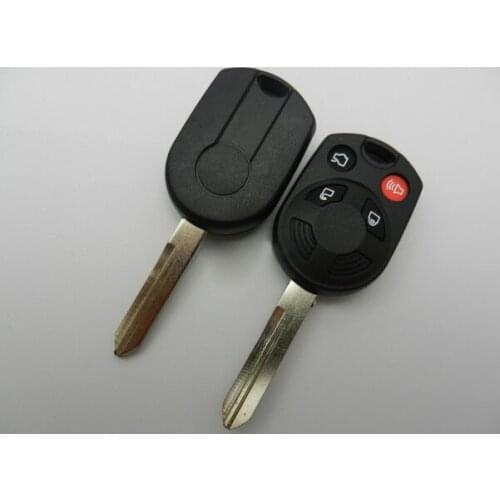 5 PCS/LOT FOR FORD RAPTOR KUGA EDGE F150 ESCAPE KEYLESS ENTRY FOB CASE CAR ALARM 4 BUTTONS REMOTE KEY SHELL + FREE SHIPPING