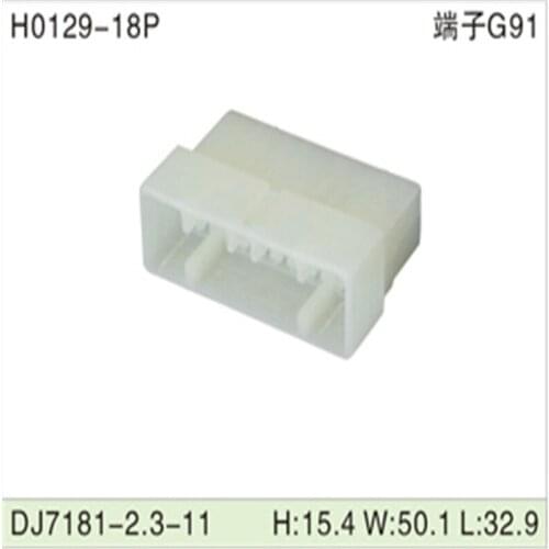 Free shipping 200pcs DJ7181-2.3-11 18Pin 2.3mm AMP Car Electrical Wire Connectors for VW,BMW,Audi,Toyota,NISSAN AND other