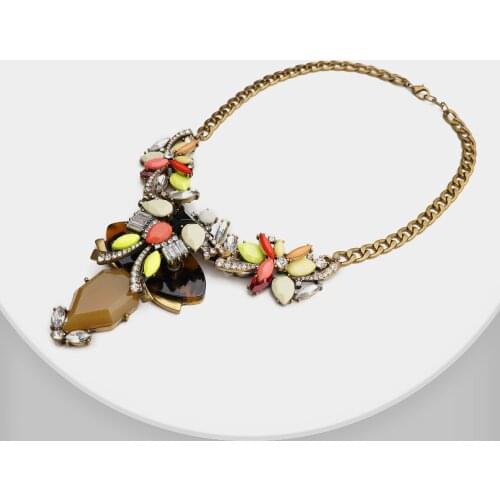 Amorita boutique fashion jewelry brass chain Necklaces