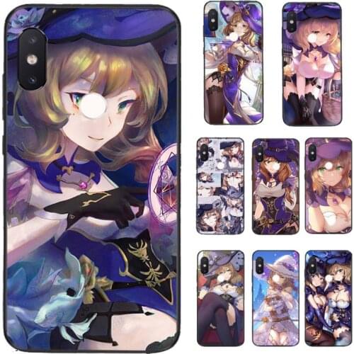MaiYaCa Genshin Impact Lisa Phone Cases for Xiaomi Mi 5 6 8 9 10 8se 8Lite 9se 10se 10Lite A1 A2 Mix2 2S Max 2 3 F1