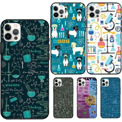 Symbol Math Science Physics Formulas For iPhone 11 12 Pro Max Mini Case Soft Cover For iPhone XR X XS Max 7 8 Plus Phone Case