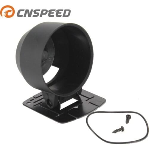 CNSPEED Black Gauge Pod Bracket 60mm Rcing Gauge Pod Gauge Cup Meter Cup Dash Pod Mount Holder Plastic Gauge Pods