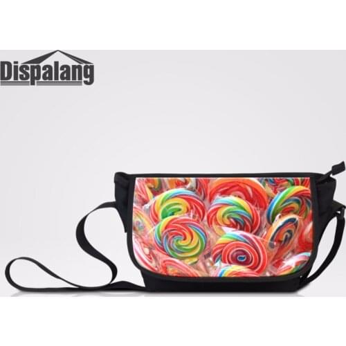 Dispalang Cute Lollipop Candy Pattern Crossbody Bags For Ladies High Shoulder Female Messenger Bags Women Cross Body Bags Bolsos