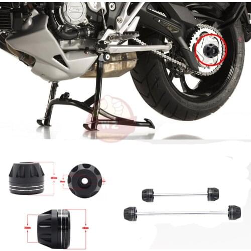 For YAMAHA MT-09 FZ-09 FJ-09 MT09 Tracer 2015 2016 to 2014 Motorcycle Aluminum Front and Rear Fork Axle Crash Sliders Protector