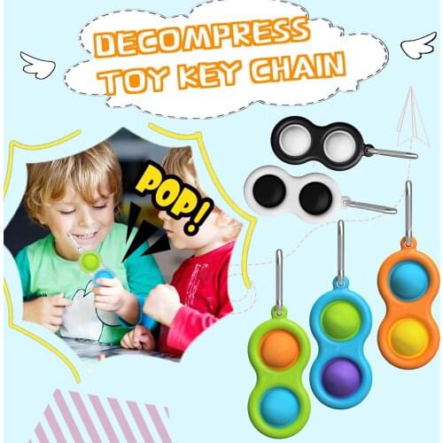 Fidget Toys Simple Dimple Squishy Toy Child Adult Pressure Reliever Board Controller Educational Toys Safety Silicone Antistress