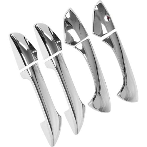 Handles Covers Chrome Accessories W/out Psg Keyhole For Ford Escape 13-14, Focus 12-14 Chrome (4 Doors) No Drilling or Cutting