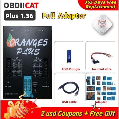 New OEM Orange5 With Full Adapter Professional Full Packet Hardware +Enhanced Function Software Orange 5 Plus V1.35 new version