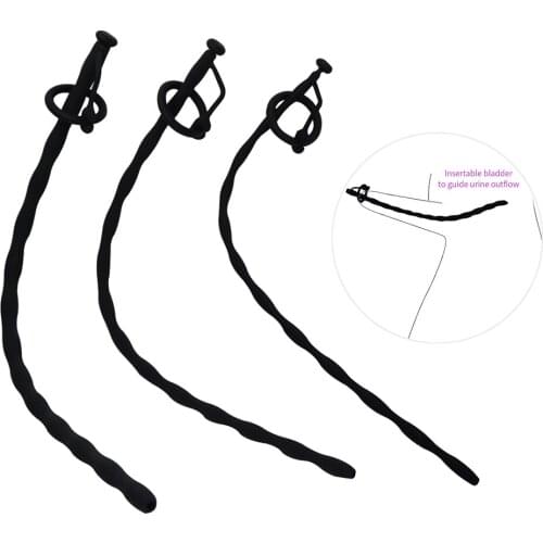 30/35cm Soft Silicone Urethra Catheter Urethral Dilators Sex Toys for Men Penis Plugs Masturbator Urethral Sounds Tube Sex Shop