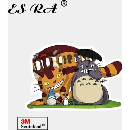 Car Stickers Laptop Decal Funny Pegatinas Cartoon Totoro Waterproof Vinyl Suitacase Mobile Pitcher Motor Decorate Sunprotective