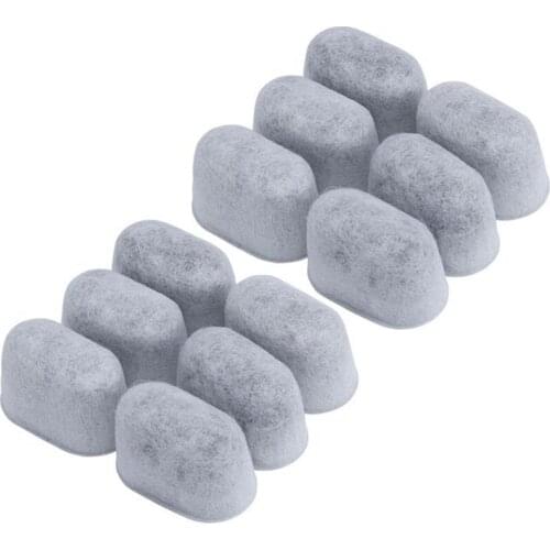 New 12Pcs Replacement Activated Charcoal Water Filters For Cuisinart Coffee Machines