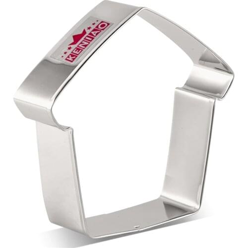 KENIAO Dog House Cookie Cutter for Homemade Dog Biscuits Treats - 9.4 x 8.7 cm - Biscuit and Fondant Cutter - Stainless Steel