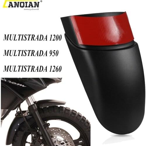 FOR DUCATI MULTISTRADA 950 1200 1260 Motorcycle Front Fender Refit Plate Mudguard Tire Wheel Hugger Mud Forward Splash Guards