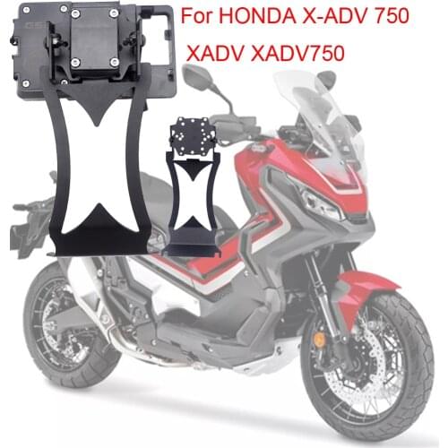Motorcycle front Stand Holder Smartphone For HONDA X-ADV 750 XADV XADV750 GPS Bar Mobile Phone bracket GPS black Accessories