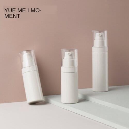 Plastic Bottle Transparent Spray Emulsion Bottle Lotion Pump Vacuum Spray Bottle Travel Bottling Container Airless Pump Bottle