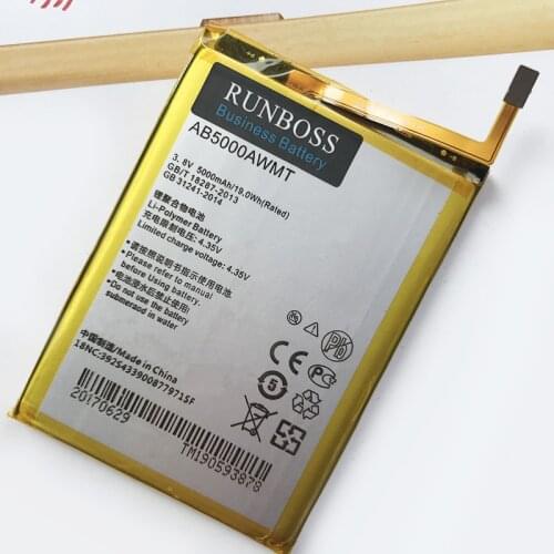 Real 5000mAh AB5000AWMT Battery For Xenium CTV787 CTV526 Cellphone AB5000AWML For PHILIPS V787 V526 V377 Mobile Phone Battery