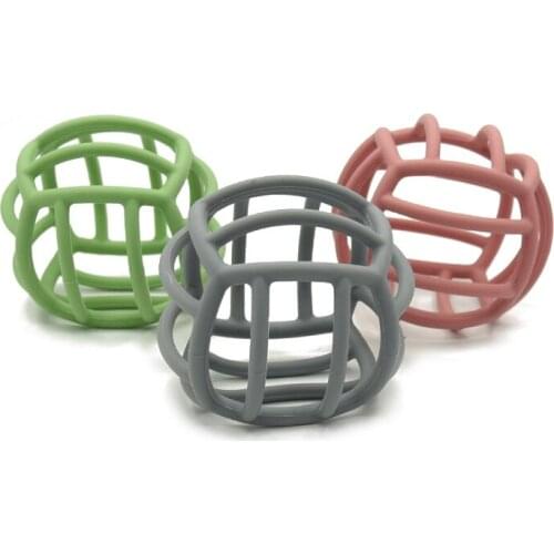 Food Grade Silicone Teether Ball Newborn Accessories Baby Chewing Wave Ball Silicone Teething Toy Portable Fidget Toy Baby Goods