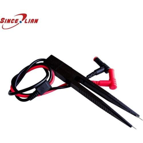 SINCELIAN Multimeter Pen LCR Patch Clamp Patch Capacitance And Inductance SMD Tester Pen Tweezers Type Patch Clamp Test table p