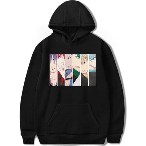 Japanese Kuroko No Basket Anime Men Hoodies women Graphic Streetwear cool leisure Fashion Unisex Winter Long Sleeve Sweatshirts