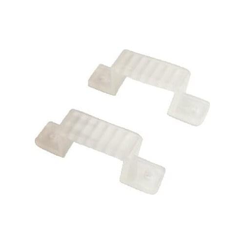 10mm 15mm 17mm 21mm Width Silicone Clips for Fixing Waterproof IP67 LED Flexible Strip Light Tube Mounting Clip Holder
