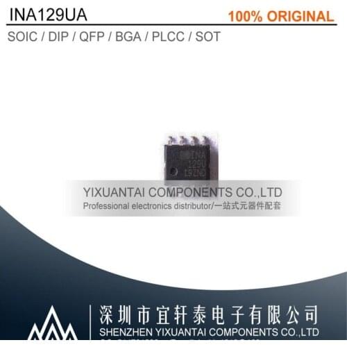 10pcs/lot 50pcs/lot 100pcs/lot Free shipping 100% original INA129UA INA129 SOP8
