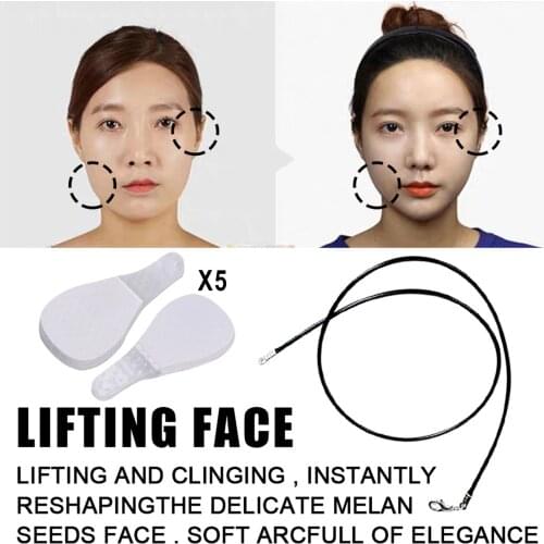 10Pcs Face Lifting Patch V-Shape Kit for Woman, Facelift Patch, Double Chin Lift