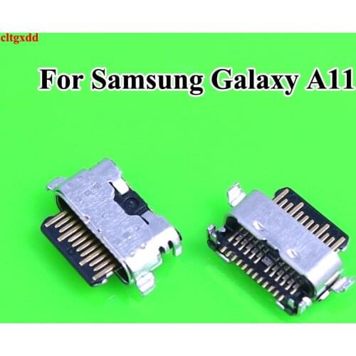 2pcs For Samsung Galaxy A11 A115F New USB Charger Port Dock Plug Charging Socket Jack Connector Replacement Repair Parts