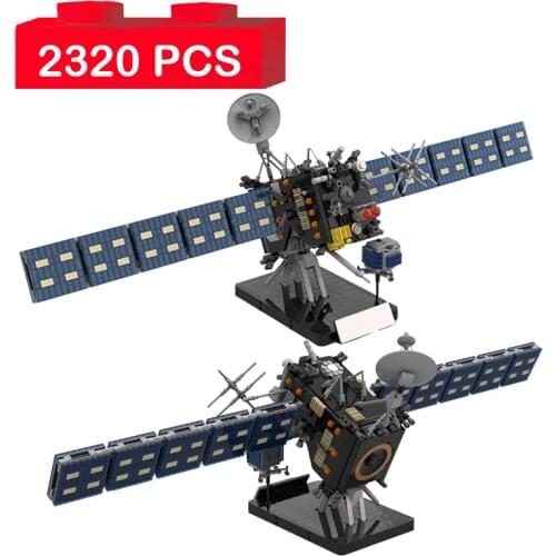 2320PCS Rosetta Space Probe Model Building Blocks Philae Scale Rocket Bricks DIY MOC Assembled Toys for Children Xmas Gifts