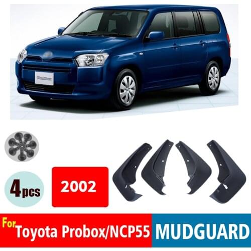 FOR Toyota Probox NCP55 Mudguards Fender Mud Flap Guard Splash Mudflaps Car Accessories Auto Styline Front Rear 4pcs Mudguard