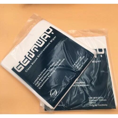 50PCS 290mm*300mm big Cleanroom wiper cleaning Non Dust Cloth clean paper for sovlent,water-based,uv printer mimaki mutoh roland