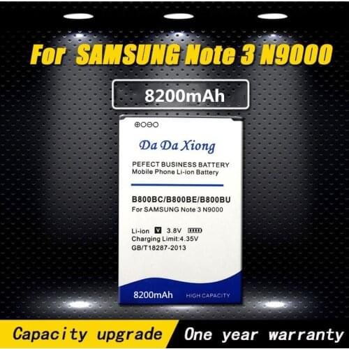 High quality 8200mAh B800BC B800BE/BU Battery for Samsung Galaxy Note 3 N9000 N9005 N900A N900 N9002 N9008 N9009 N9006 N9008S
