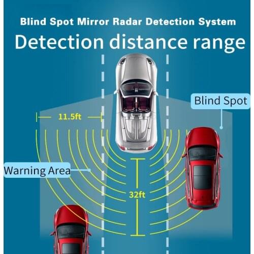 Car BSD BSM Blind Spot Radar Detection System microwave sensor change lane driving assistance Reversing radar sensor blind spot