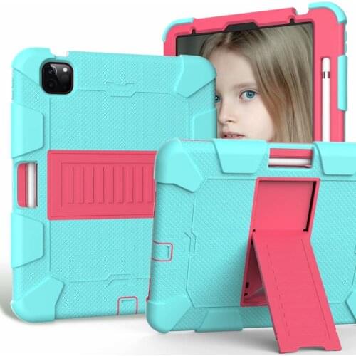 IPad Cover for iPad Air 4 10.9 Case iPad Pro 12.9'' 11'' 10.2 inch Pen Holder Cover Shockproof Case for iPad Pro 12.9 2020 2018