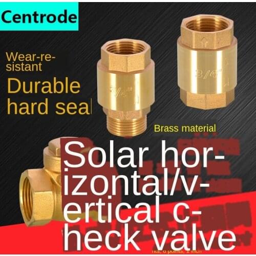 Copper 1/2IN discrete check valve spring check valve 3/4IN 1 inch Thread horizontal check valve