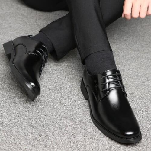 Design Black Leather Men Shoes Lace Up Leisure Comfortable Fashion Driving Shoes Mens Sneakers Shoes Chaussure Hommes Zapatos