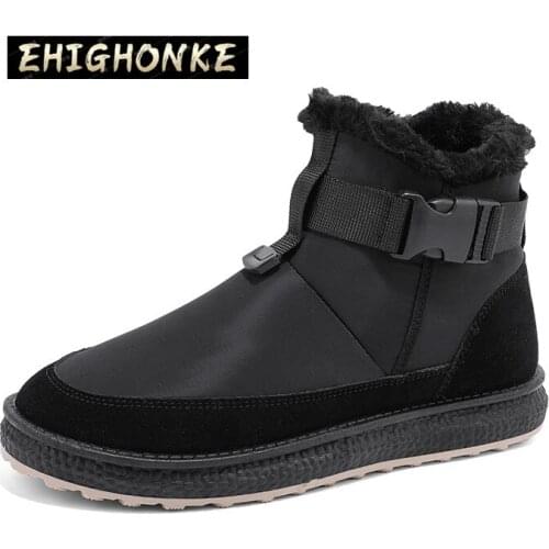 EHIGHONKE Mens Winter Boots
