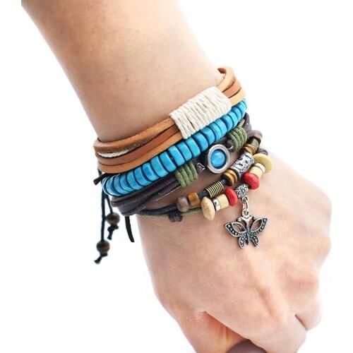 EKUSTYEE Leather Bracelets