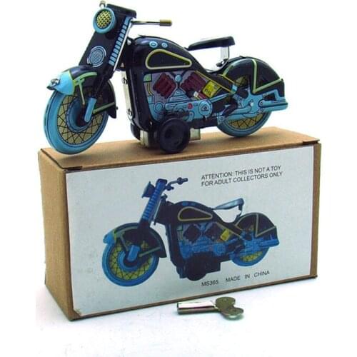 Adult Collection Toys Cute Wind up Tin toys Antique metal toys for children mini motorbike