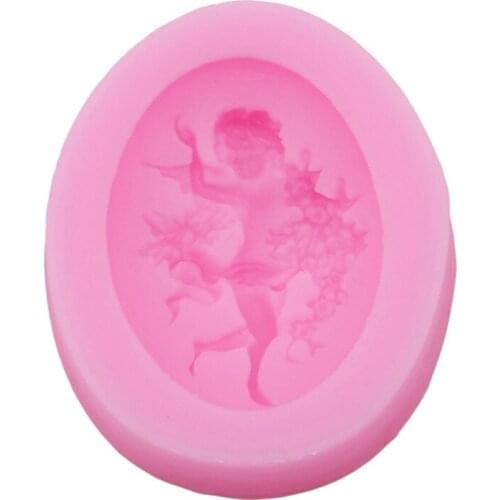 Hot Mini Angel Style Cake Sugar Chocolate Mould Bakeware Kitchen Accessories DIY Silicone Molds For Cake Decorating Fondant Mold