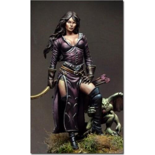 Resin Kits 1/32 54mm shaunye Fantasy Characters Unpainted Kit Resin Model Free Shipping