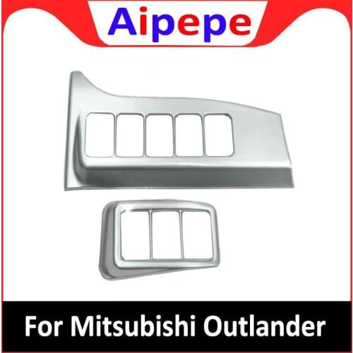 Head Lights Lamp Switch Control Button Cover Trim Fit For Mitsubishi Outlander 2016 - 2019 Car Styling Accessories