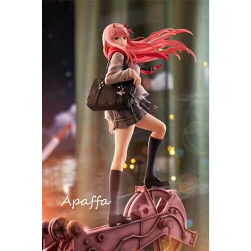 New 28cm Anime Darling In The FRANXX Figure Toys Zero Two 02 Sexy Girls PVC Action Figures Toy Adult Collectible Model Doll Toys