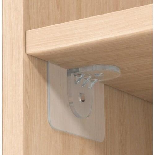 Creative no punch no mark partition board storage clothes and shoes cabinet storage layered partition board no nail layer