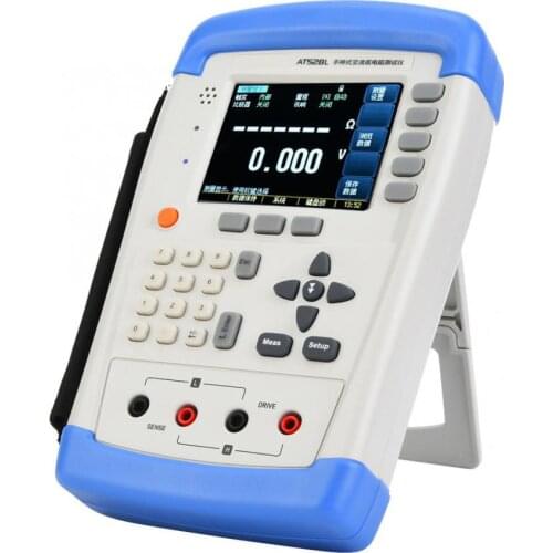 AT528L Handheld Battery Analyzer Portable Digital AC Resistance Meter DC Voltage Tester 1mV~50V Testing