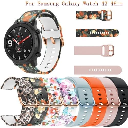 20mm watch Strap For samsung galaxy watch active 2 44mm 40mm Soft Slicone wrist bracelet belt samsung galaxy watch 3 45mm 41mm