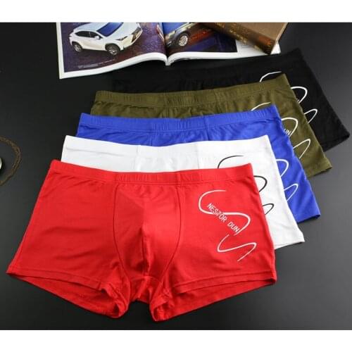 5PCS 3PCS Sexy Men Underwear Boxer Silk Modal Soft Men Boxershorts Cueca Male Panties Lingeries Men Underpants Boxershorts