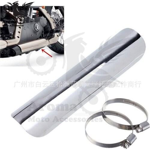 Motorcycle Exhaust Muffler Pipe Heat Shield cover for harley honda suzuki yamaha KTM motocross protector heat exhaust pipe moto