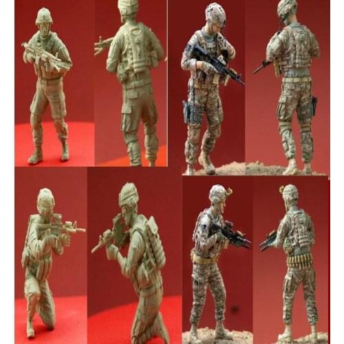 1:35 Resin Figure Model Kit Unassambled Unpainted X063 (4 FIGURES)