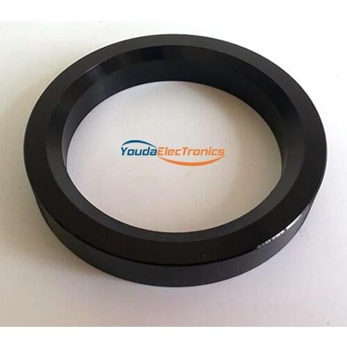 1PC Black color 70mm Aluminum Decorate Base Ring Washer For tube amplifier 845 805 211