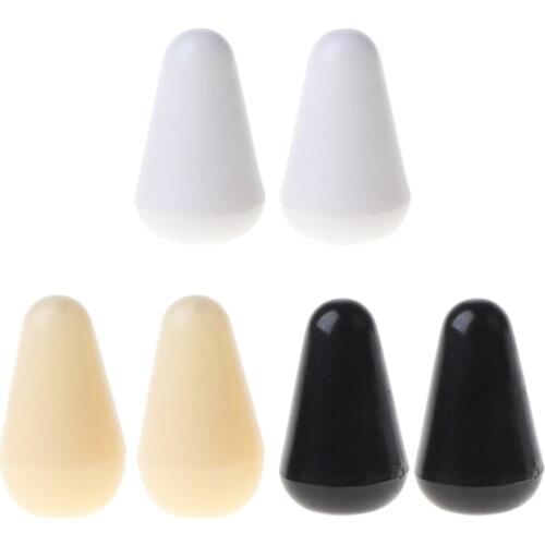 New 6pcs Guitar Parts 3 Way Toggle Switch Knob Tip Cap 4mm Plastic Switch Cap